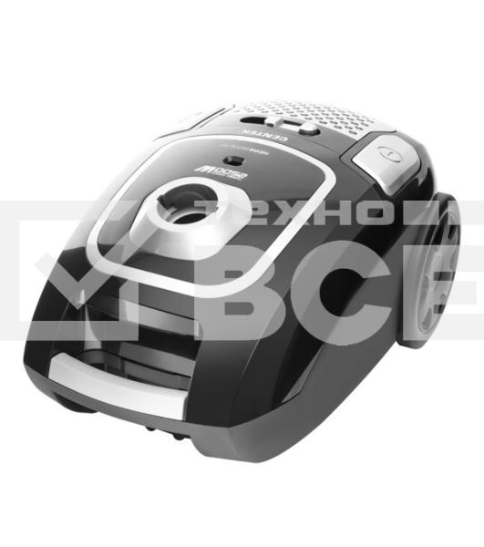 Пылесос Centek CT-2519 черный/хром, 500/2500 Вт, уборка сухая, пылесборник мешок, 4 л