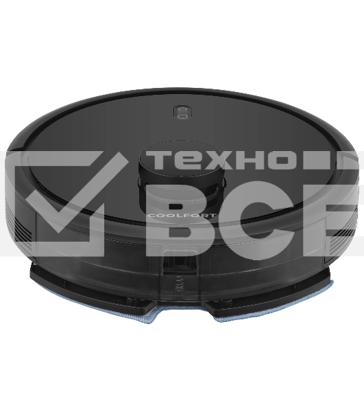 Робот-пылесос Coolfort CF-3206 черный, 2600 мАч Li-Ion, уборка влажная/сухая, пылесборник контейнер 0.23 л