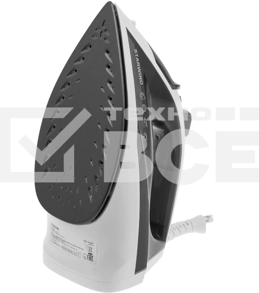 Утюг Starwind SIR1819, 1800Вт, серый/белый