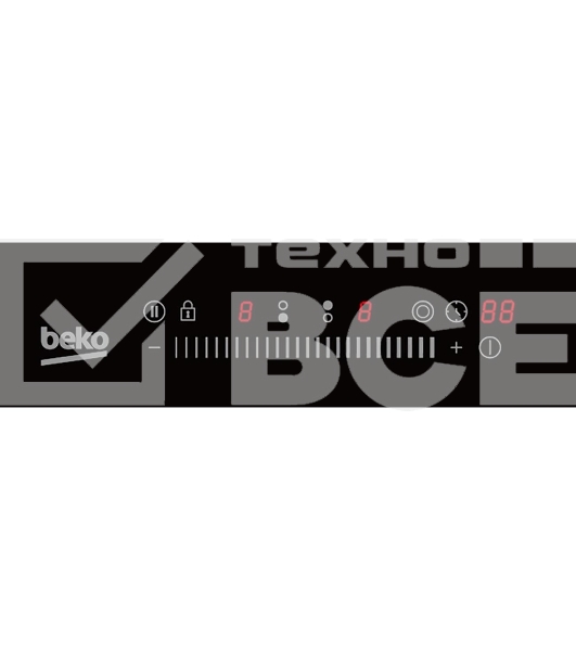 Встраиваемая электрическая варочная поверхность Beko HDC 32400 TO, Черный