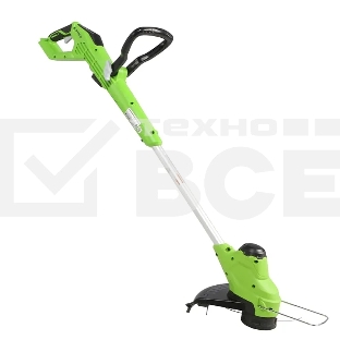 Триммер аккумуляторный GreenWorks G-24 G24LT28 30 см, без АКБ и ЗУ