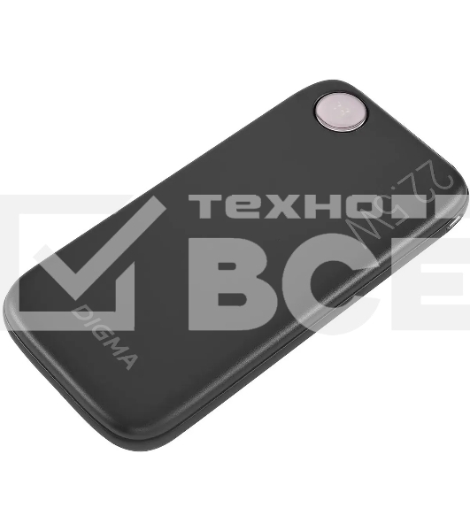 Мобильный аккумулятор Digma DGPF10B 10000mAh QC3.0/PD3.0 22.5W 3A USB-A/USB-C черный