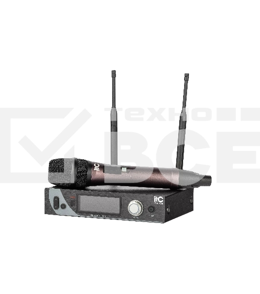 Радиосистема ITC T-530A UHF одноканальная радиосистема с одним ручными микрофоном, LCD дисплей, True Diversity, частотный диапазон 470-510 MHz