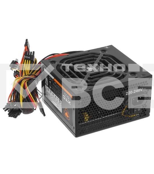 Блок питания Cougar XTC500 (31XC050.0001P), 500Вт, 80 PLUS, 120мм, черный