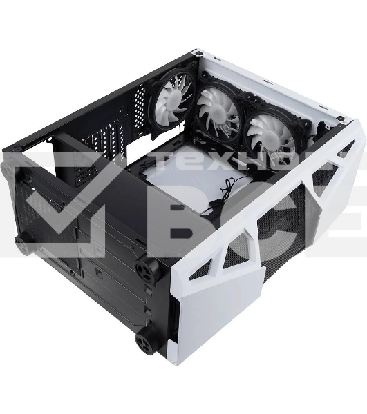 Компьютерный корпус AeroCool / Formula CL-3303W RGB белый без БП ATX 6x120mm 2xUSB2.0 1xUSB3.0 audio bott PSU
