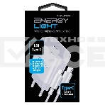СЗУ Qumo Energy light PD 20Вт, (модель 0105), USB Type-C PD, + кабель 1м. Type-C на Type-C, белый, фото3