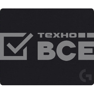 Коврик для мыши Logitech G240 Cloth Средний черный 340x280x1мм (943-000786)