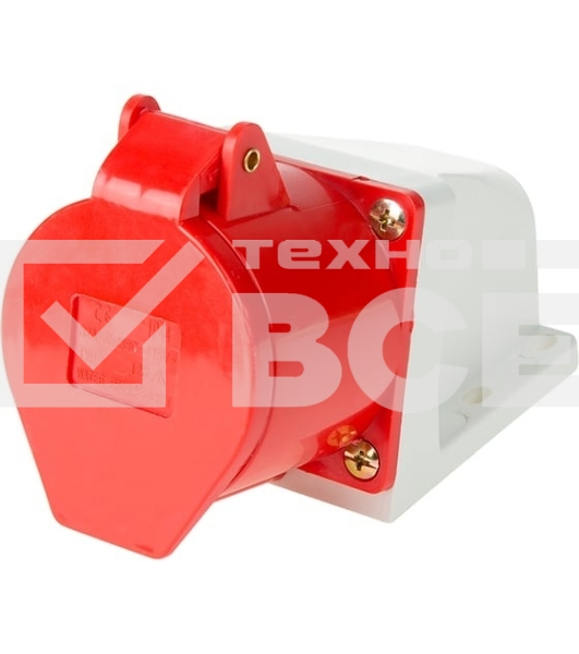 Розетка Rexant 125 стационарная 3Р+РЕ+N 32А 380В IP44