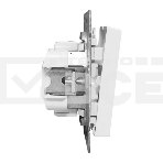 Механизм выключателя EKF UP1-SWW-20 двухклавишный, белый Эпика, фото7