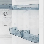 Холодильник Hitachi HRTN6443SBBKCS черный двухкамерный 315/94л морозилка сверху, фото7