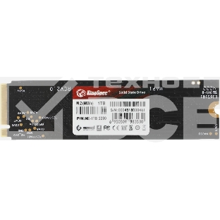 Накопитель SSD KingSpec NE-1TB, 1024GB, PCIe 3.0 x4, M.2 2280, NVMe, R/W 2400/1900