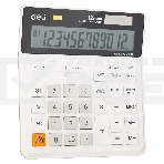 Калькулятор бухгалтерский Deli EM01010 белый 12-разр., фото2