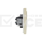 Выключатель IEK FORTE&PIANO FP406 2-кл с индикатором 10А ваниль, фото3