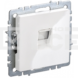 Розетка компьютерная IEK BRITE РК11-БрБ RJ45 кат.6 белый
