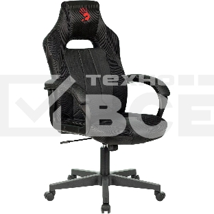 Кресло игровое A4Tech Bloody GC-200, черный, эко.кожа, крестовина пластик