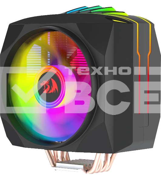 Кулер Redragon Balder Dual-fan CC-2199 серый 120мм алюминий+медь 1800rpm 35.2db 4-pin 180W