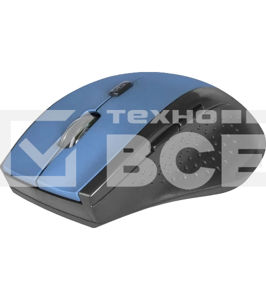 Мышь беспроводная Defender Accura MM-365 синий, 1600 dpi, радиоканал, USB, кнопки - 6