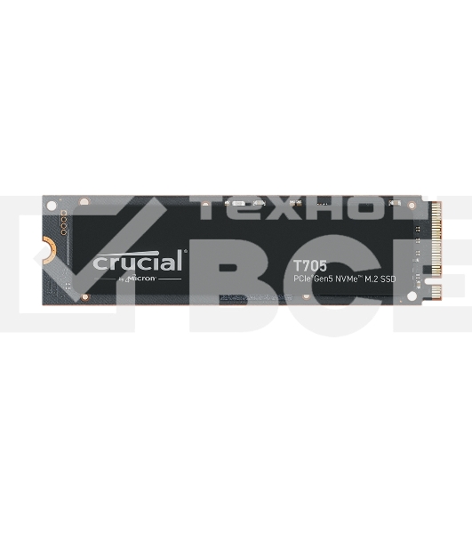 Накопитель SSD Crucial T705 1Tb PCIe Gen5 NVMe M.2 SSD CT1000T705SSD3