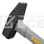 Молоток слесарный Denzel 1000 г, кованый, фибергласовая рукоятка c TPR покрытием, фото3