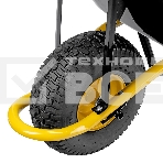 Тачка строительная Denzel усиленная, объем 130 л, 230 кг, колесо 15х6.00-6, фото6