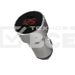 Автомобильное зарядное устройство Maxvi CCM-M602PD LED metallic silver 6A, 1xUSB, 1xType-C, QC3.0, фото4