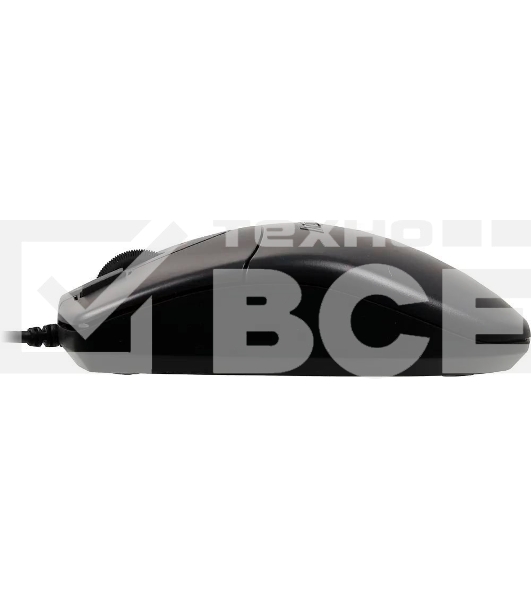 Мышь проводная A4Tech OP-620D черный, 1000 dpi, USB, кнопки - 4