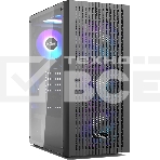 Корпус без блока питания PCCOOLER MA100 MESH BK, Mesh Mid Tower, черный, TG, 0.4 SPCC, 3x120мм ARGb ATX, mATX, mITX 160/310/180мм 2x2.5', 2x3.5', 7xPCI 1xUSB-A 3.0, 2xUSB-A 2.0 360x200x446mm, фото5