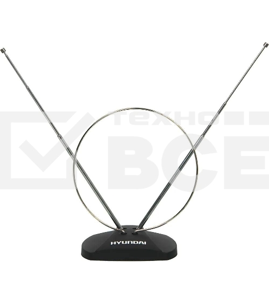 Антенна телевизионная Hyundai H-TAI120 3дБ пассивная черный