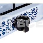 Плита настольная газовая Energy EN-002 белый, 6,4 кВт, газовая горелка, конфорки - 2, эмалированная сталь, поворотные переключатели, фото4