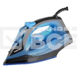 Утюг Centek CT-2351 синий, 2200 Вт, 35 г/мин, 130 г/мин, 300 мл