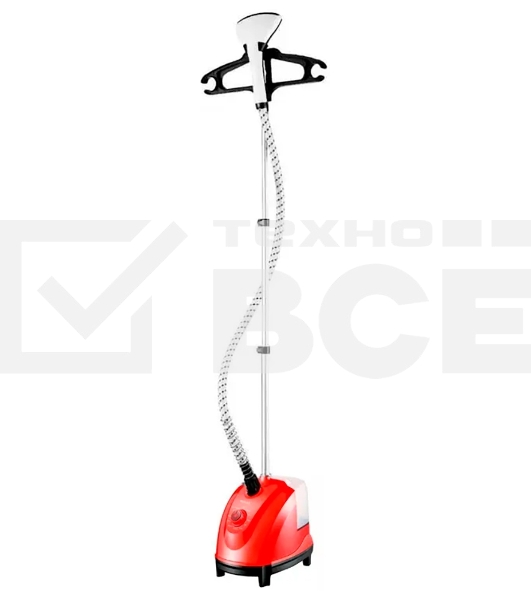 Отпариватель Kelli КL-821 красный, 2800 Вт, 90 г/мин, 2000 мл