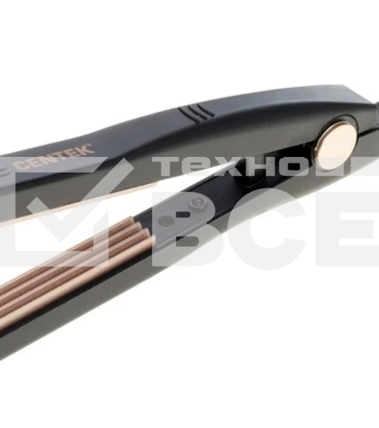 Щипцы для завивки волос Centek CT-2026 черный/золотистый, 12 мм, 200 °C, 1 режим
