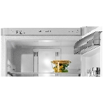 Холодильник BENOIT-344E серебристый металлопласт двухкамерный 220/124л морозилка снизу, No Frost, фото3