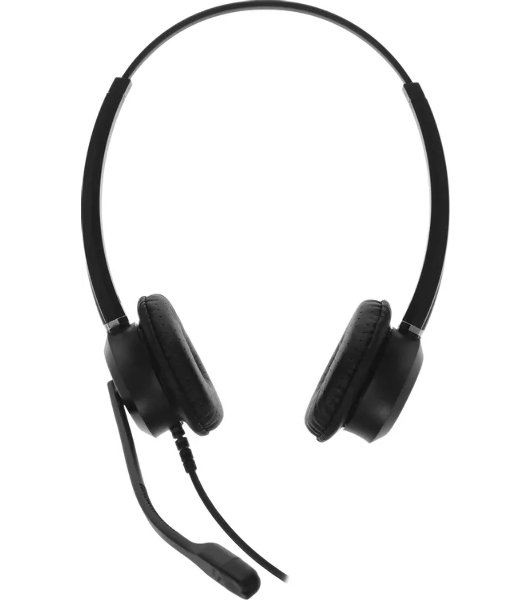 Гарнитура VT VT6200-D чёрный-серебристый, проводная, USB