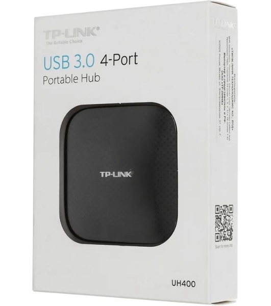 USB-концентратор TP-Link UH400, USB 3.0, USB 4  порта, USB