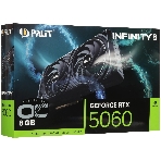 Видеокарта Palit NVIDIA GeForce RTX 5060 INFINITY 2 OC , 8 ГБ GDDR7, 128 бит, PCI-e 5.0, 1xHDMI, 3xDP, 2512 МГц, фото11