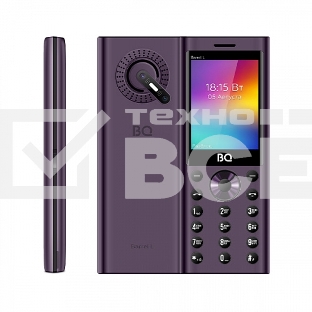 Мобильный телефон BQ 2458 Barrel L фиолетовый/черный