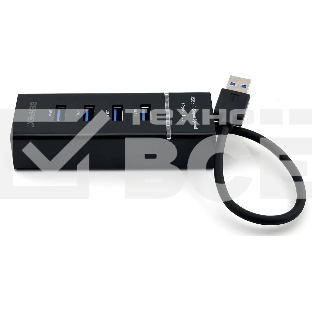 Разветвитель USB 3.0 BHP-P104 4порт. черный