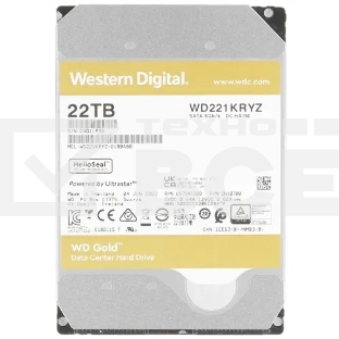Жесткий диск Western Digital GOLD WD221KRYZ 22TB 3.5