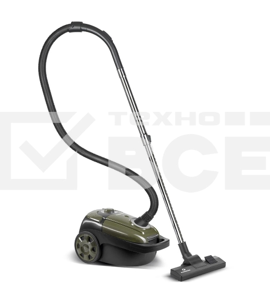 Пылесос Eurostek EVC-3511 хаки, 500/2800 Вт, уборка сухая, пылесборник мешок, 3.5 л