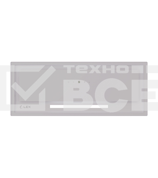 Вытяжка кухонная встраиваемая LEX Hyper 900 GS WH белый, управление сенсорное (1 мотор)