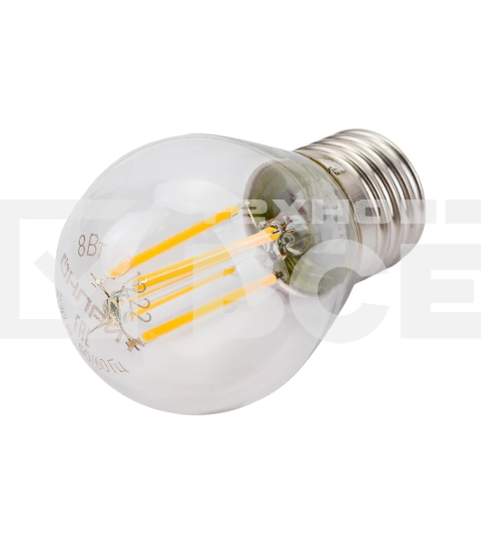 Лампа светодиодная ОНЛАЙТ 80880 OLL-F-G45-08-230-2.7K-E27