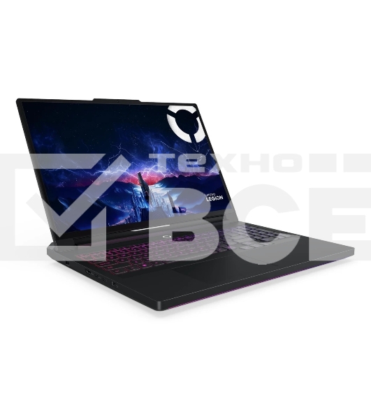 Ноутбук Lenovo Legion Pro 7 16IAX10H 16'(2560x1600 OLED 240Hz)/Intel Core Ultra 9 275HX(2.2Ghz)/32768Mb/1024SSDGb/noDVD/Ext:NVIDIA GeForce RTX 5070 Ti(12288Mb)/Cam/BT/WiFi/99WHr/war 1y/2.57kg/eclipse black/noOS + 400W, RU kbd
