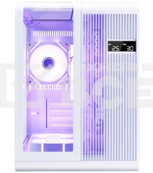 Компьютерный корпус 1STPLAYER RT5 ARGB белый, mATX, 3x120мм ARGB fans