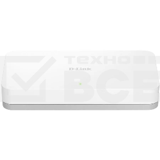 Неуправляемый коммутатор D-Link DGS-1008A/F1A с 8 портами 10/100/1000Base-T (465291)