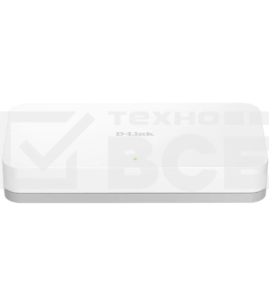 Неуправляемый коммутатор D-Link DGS-1008A/F1A с 8 портами 10/100/1000Base-T (465291)