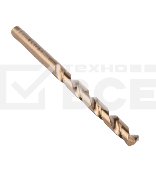Сверло по металлу Denzel 5,5 мм, HSS Co-8%