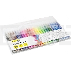 Фломастеры Silwerhof Color 9мм 145мм, круглый корпус, пулевидный пишущий наконечник, вентилируемый колпачок, 24 цвета, пакет с европодвесом, фото3