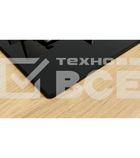 Газовая варочная панель Bosch PPQ7A6I45, 75 см, закаленное стекло, черная, 5 конфорок, 1 WOK-конфорка c 2 контурами пламени, 1 конфорка повышенной мощности, FlameSelect, индивидуальные чугунные решетки, газ-контроль, автоматический электроподжиг, сделано в Испании