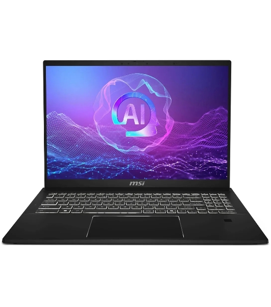 Ноутбук MSI Summit Pro 16 AI A2HVETG-085RU Core Ultra 7 255H 32Gb SSD1Tb NVIDIA GeForce RTX4050 6Gb 16' IPS Touch QHD+ (2560x1600) Windows 11 Pro black WiFi BT Cam (9S7-159631-085)